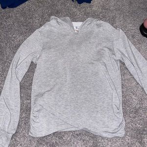 Athleta thin grey hoodie